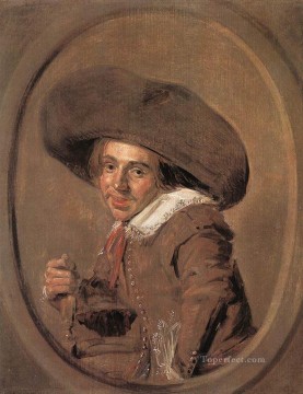  old - A Young Man In A Large Hat portrait Dutch Golden Age Frans Hals